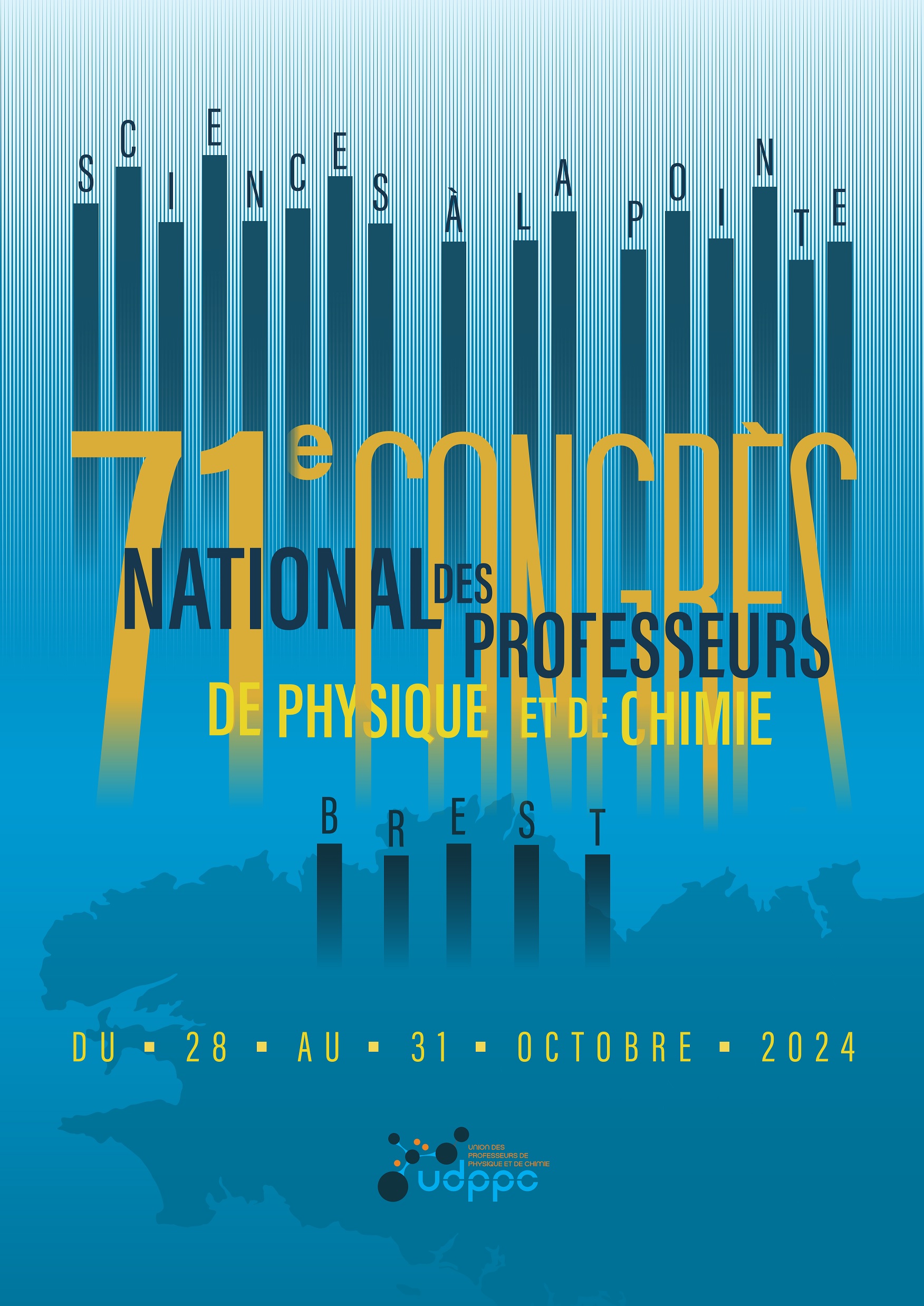 Afiche du congrès UdPPC Brest 2024 